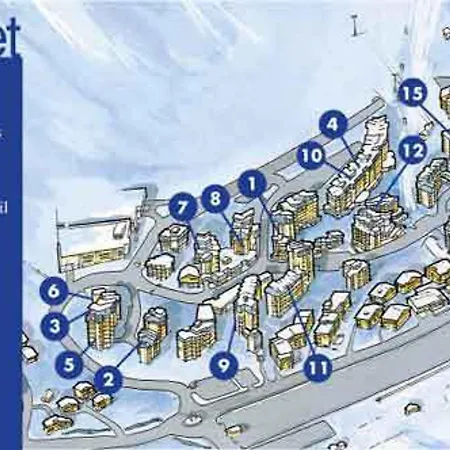 Au Pied Des Pistes Avec Balcon Sud A *